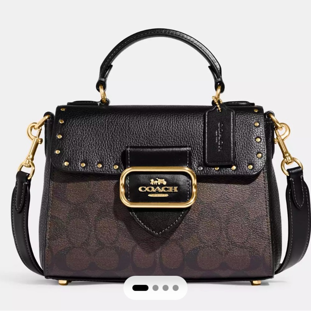 🚨SOLD🚨 Coach Morgan Top Handle w/ Rivets